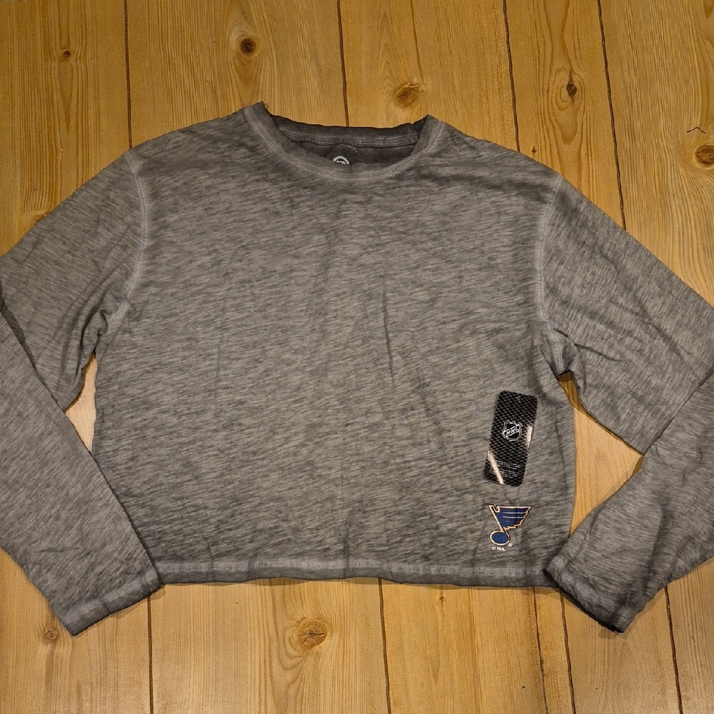 NHL Gray Long Sleeve Tee